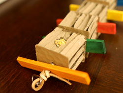 Foraging Cardboard Tower Toy